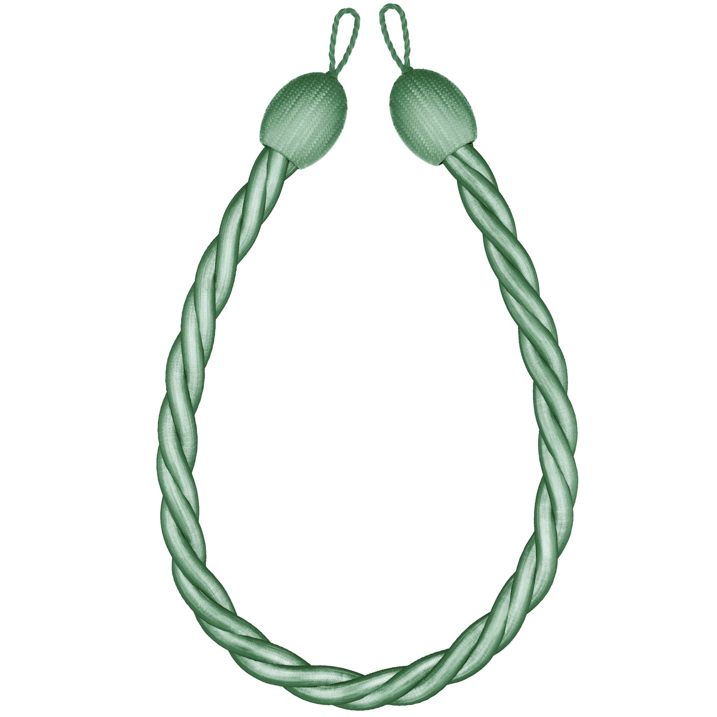 Speedy Victoria Rope Tiebacks (Pair) - Duck Egg