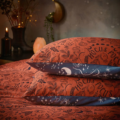 Furn Witchy Vibes Duvet Cover Set - Rust