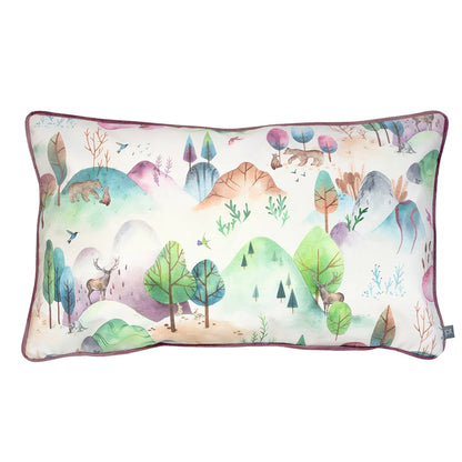 Prestigious Textiles Woodland Walk Cushion - Candyfloss