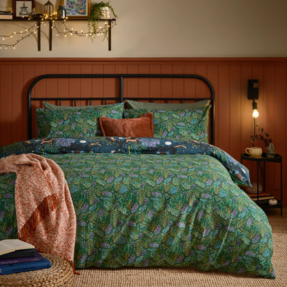 Furn Woodland Ritual Duvet Cover Set - Navy
