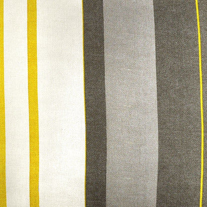Whitworth Stripe Cushion by Fusion in Ochre 43 x 43cm - Cushion - Fusion