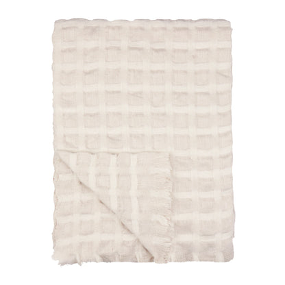 Wylder Walton Waffle Throw - Linen