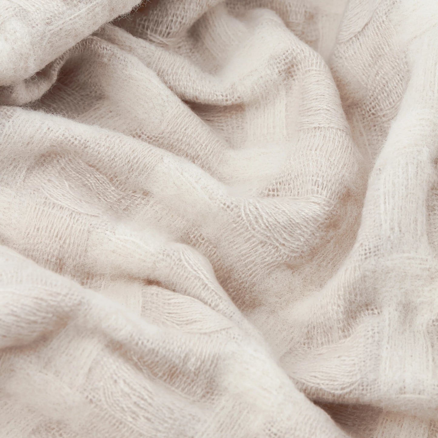 Wylder Walton Waffle Throw - Linen