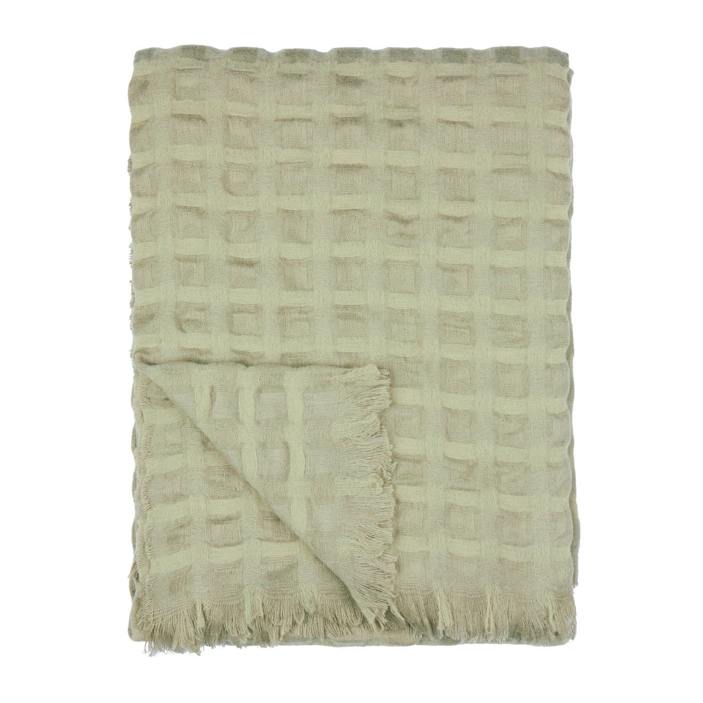 Wylder Walton Waffle Throw - Sage