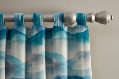 Hallis Modern Country Sugar Pot 45mm Wooden Curtain Pole - Satin Silver