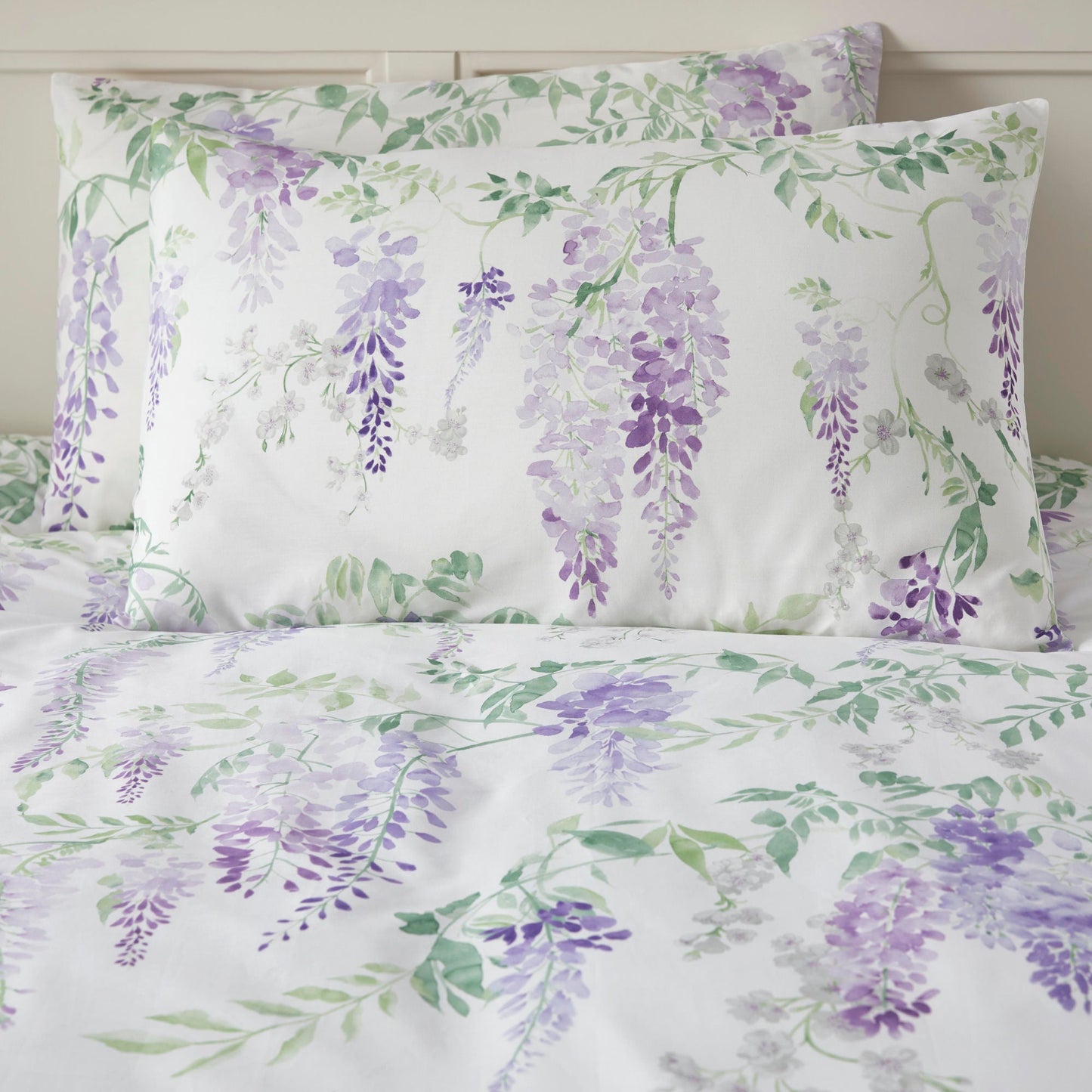 Wisteria Duvet Cover Set by Dreams & Drapes Design in Lilac - Duvet Cover Set - Dreams & Drapes Design