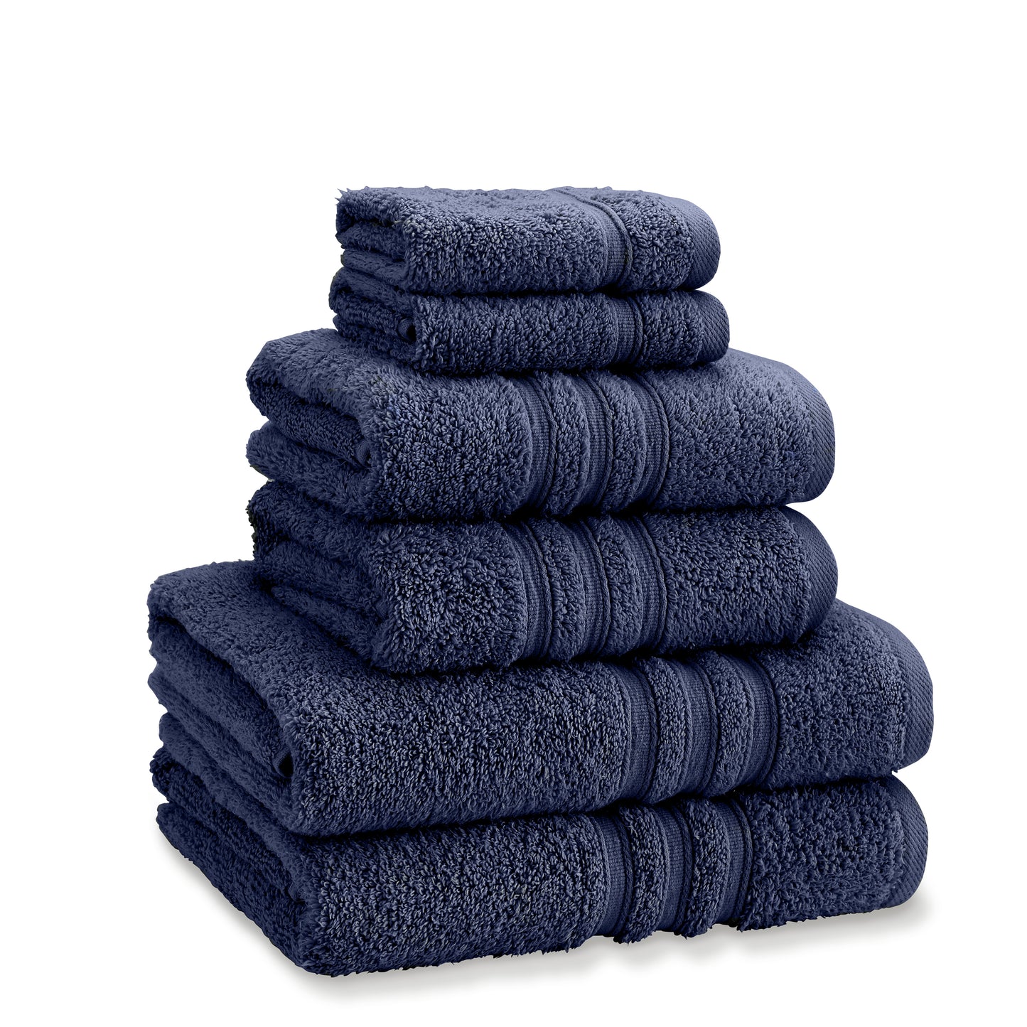 Catherine Lansfield Zero Twist Bath Towels - Navy
