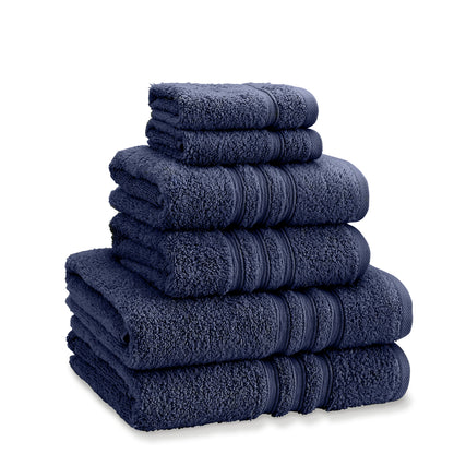 Catherine Lansfield Zero Twist Bath Towels - Navy