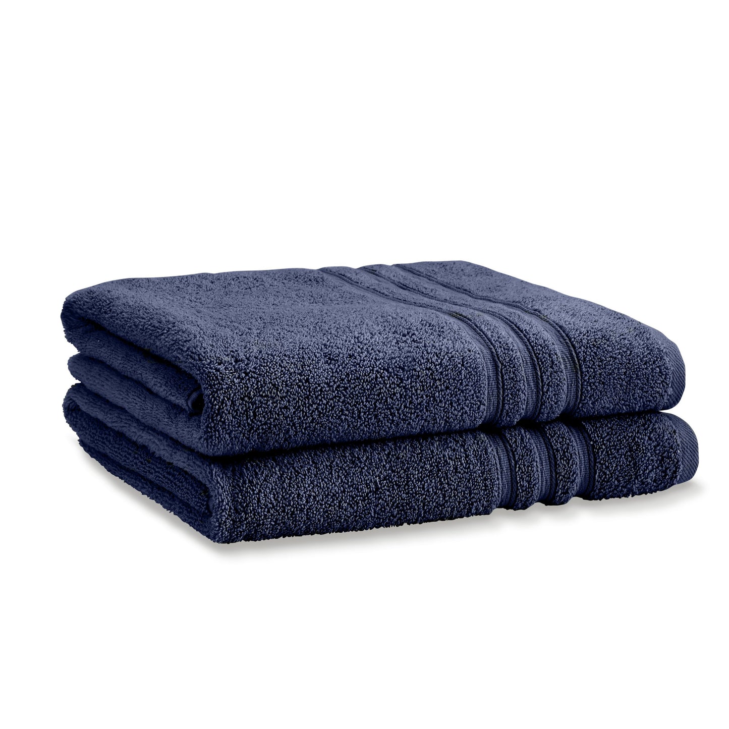 Catherine Lansfield Zero Twist Bath Towels - Navy