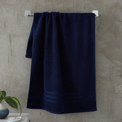 Catherine Lansfield Zero Twist Bath Towels - Navy