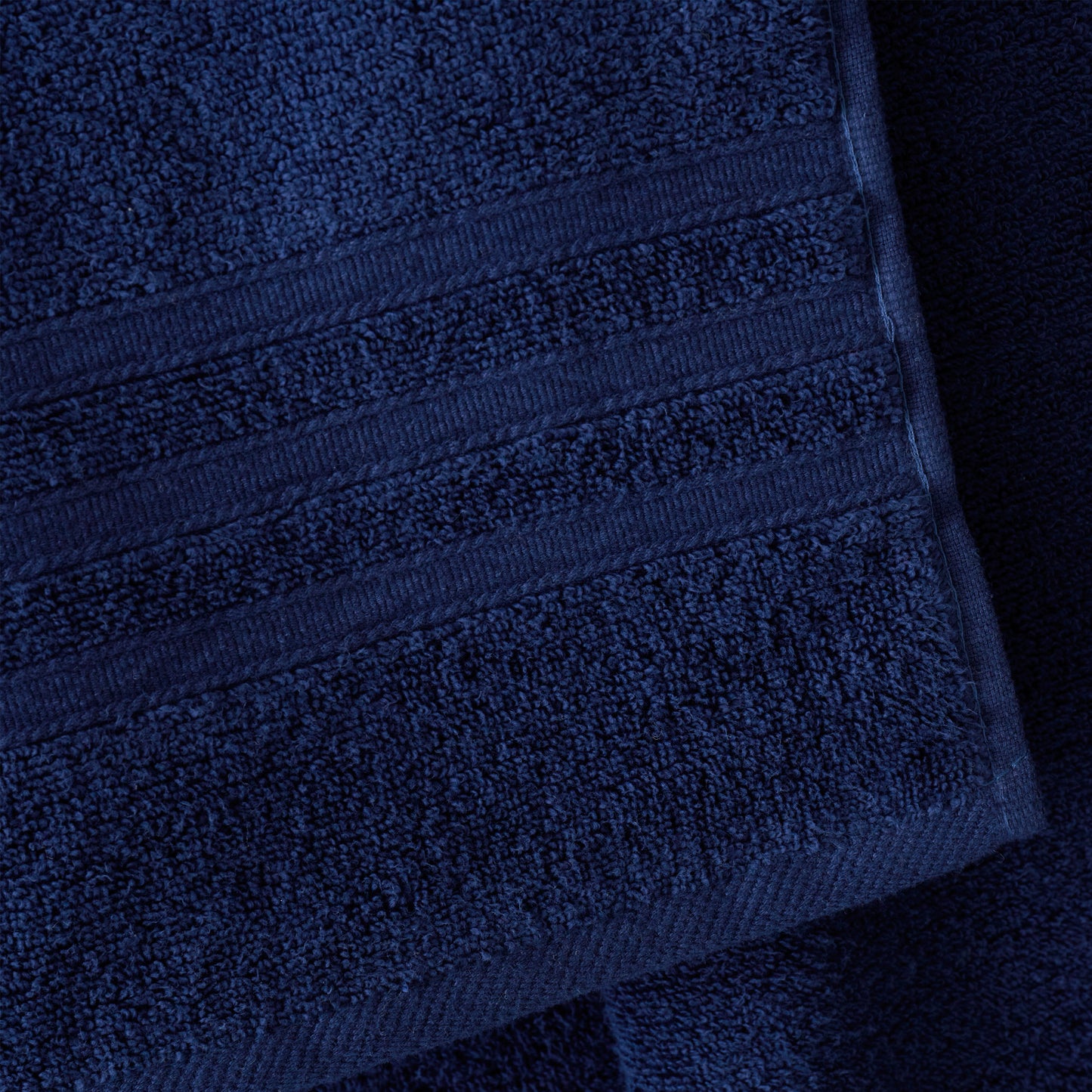 Catherine Lansfield Zero Twist Bath Towels - Navy