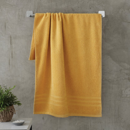 Catherine Lansfield Zero Twist Bath Towels - Ochre