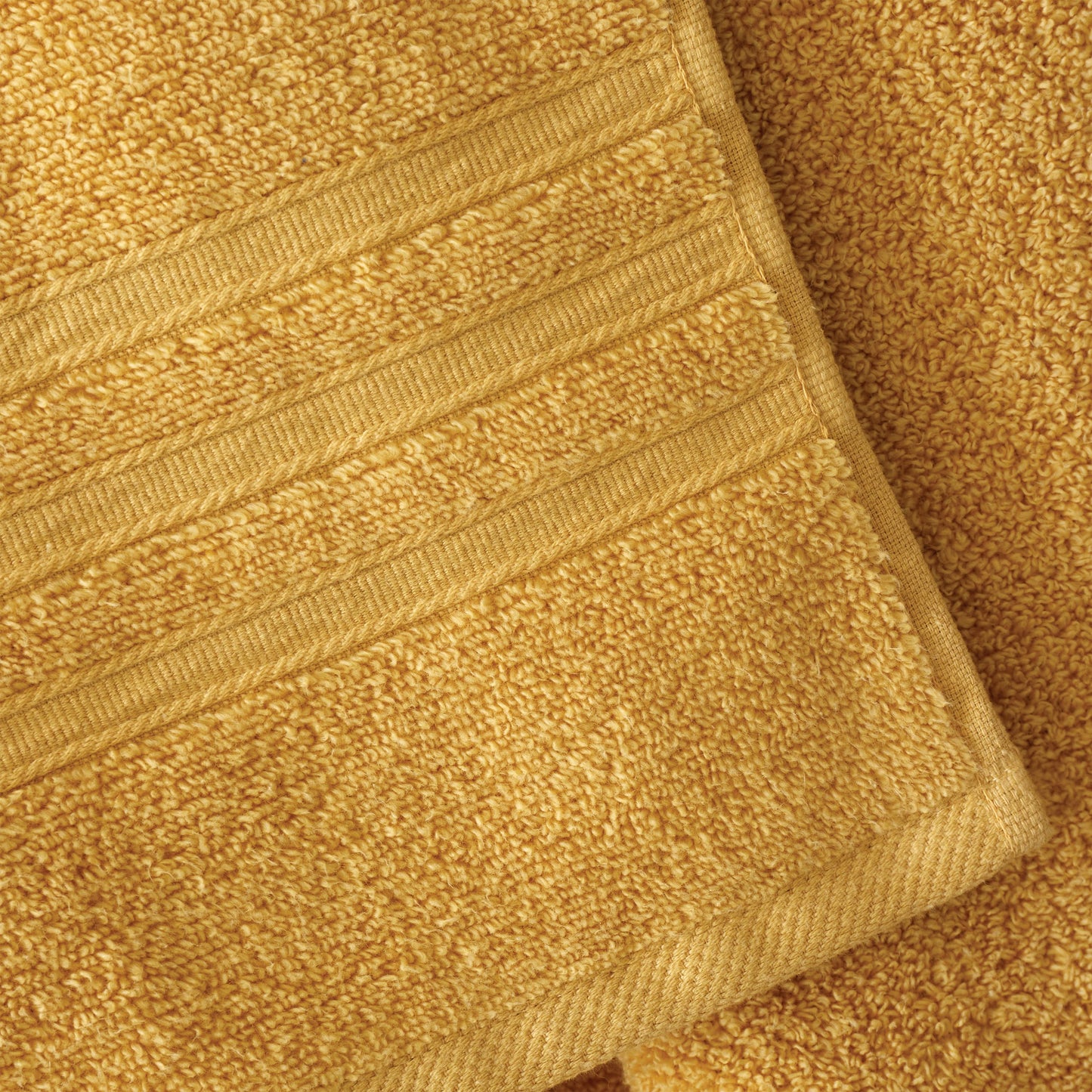Catherine Lansfield Zero Twist Bath Towels - Ochre