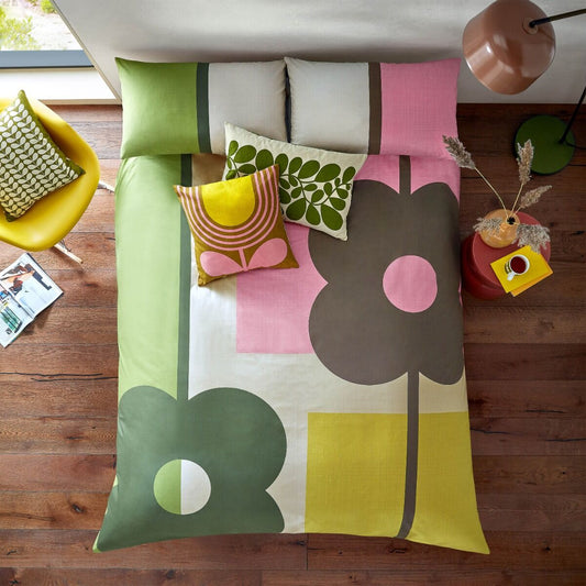 Orla Kiely Abacus Block Duvet Cover Set - Multi