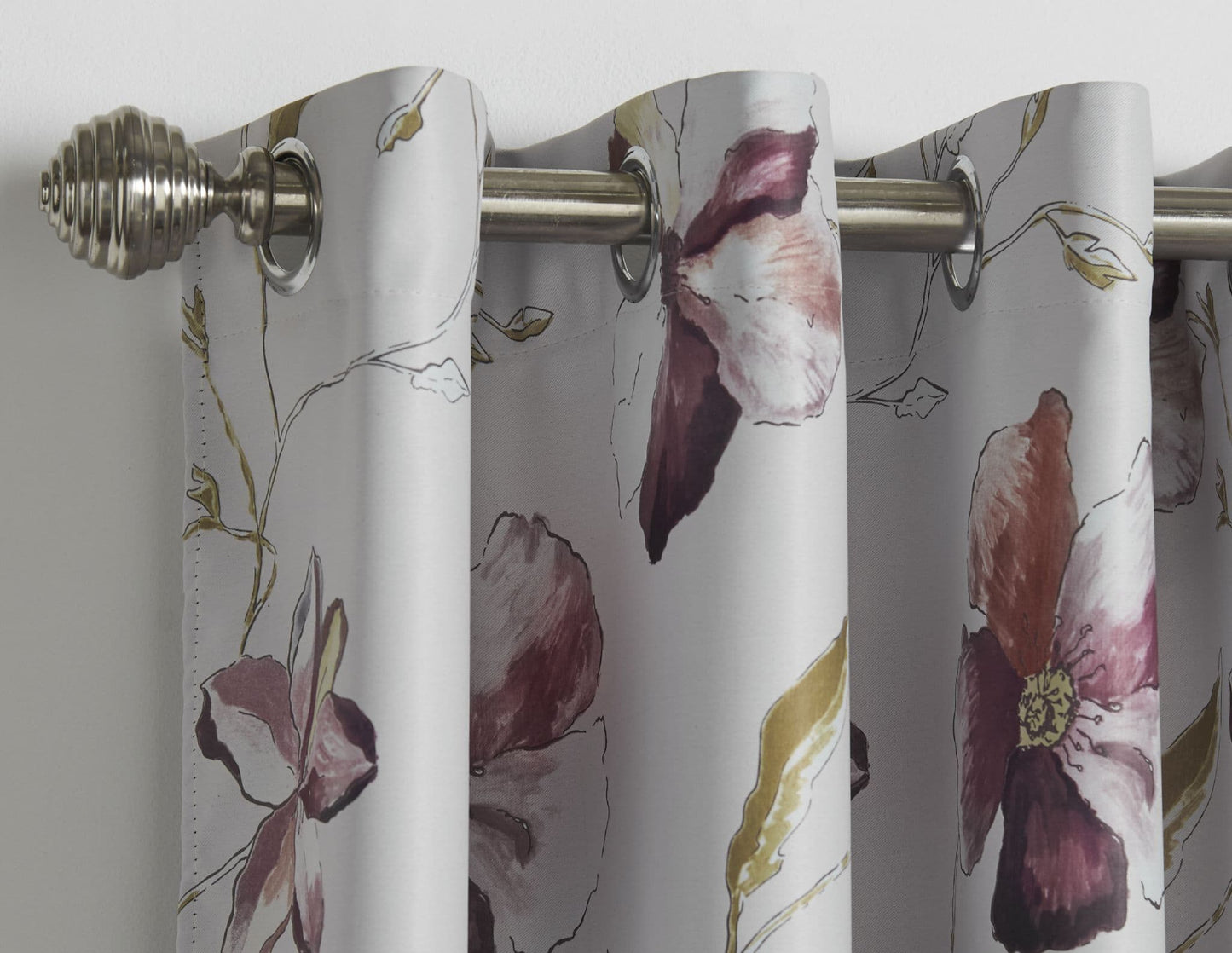 Alan Symonds Ascot Eyelet Curtains - Red