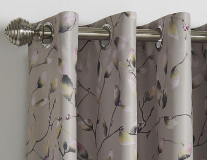 Alan Symonds Blossom Bud Eyelet Curtains - Pink