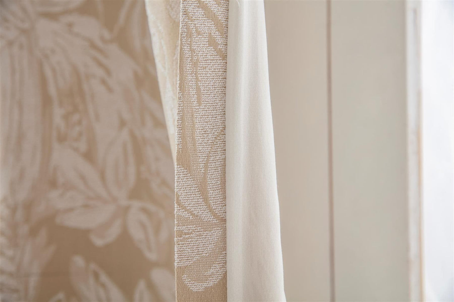 Alan Symonds Botanic Eyelet Curtains - Cream
