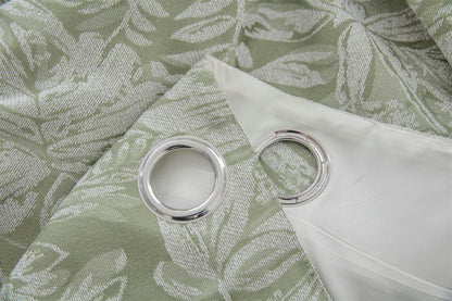 Alan Symonds Botanic Eyelet Curtains - Green