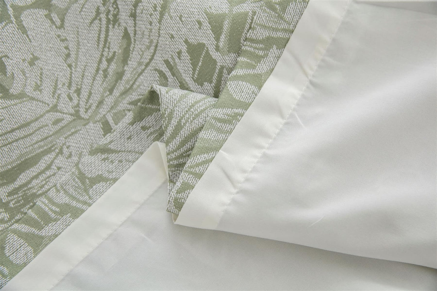 Alan Symonds Botanic Eyelet Curtains - Green