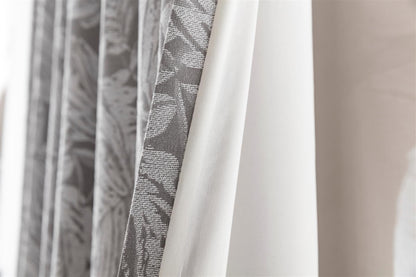Alan Symonds Botanic Eyelet Curtains - Silver