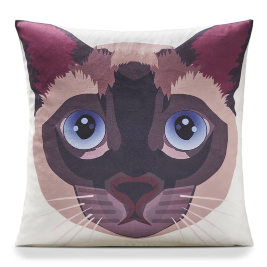 Alan Symonds Breeds Siamese Filled Cushion