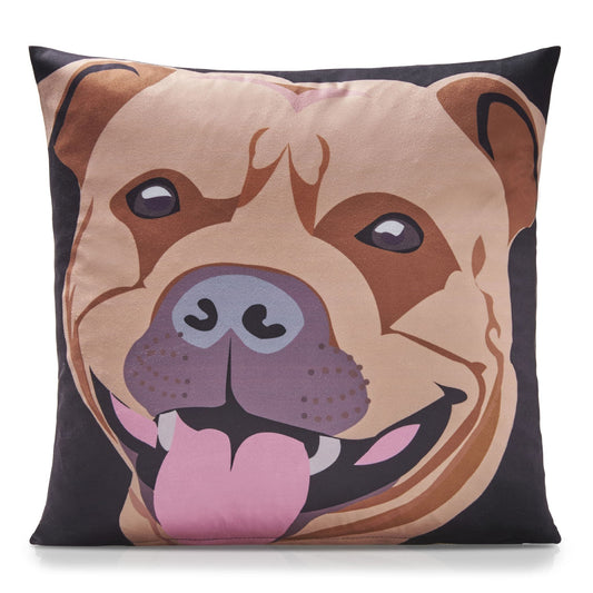 Alan Symonds Breeds Staffordshire Bull Terrier Filled Cushion