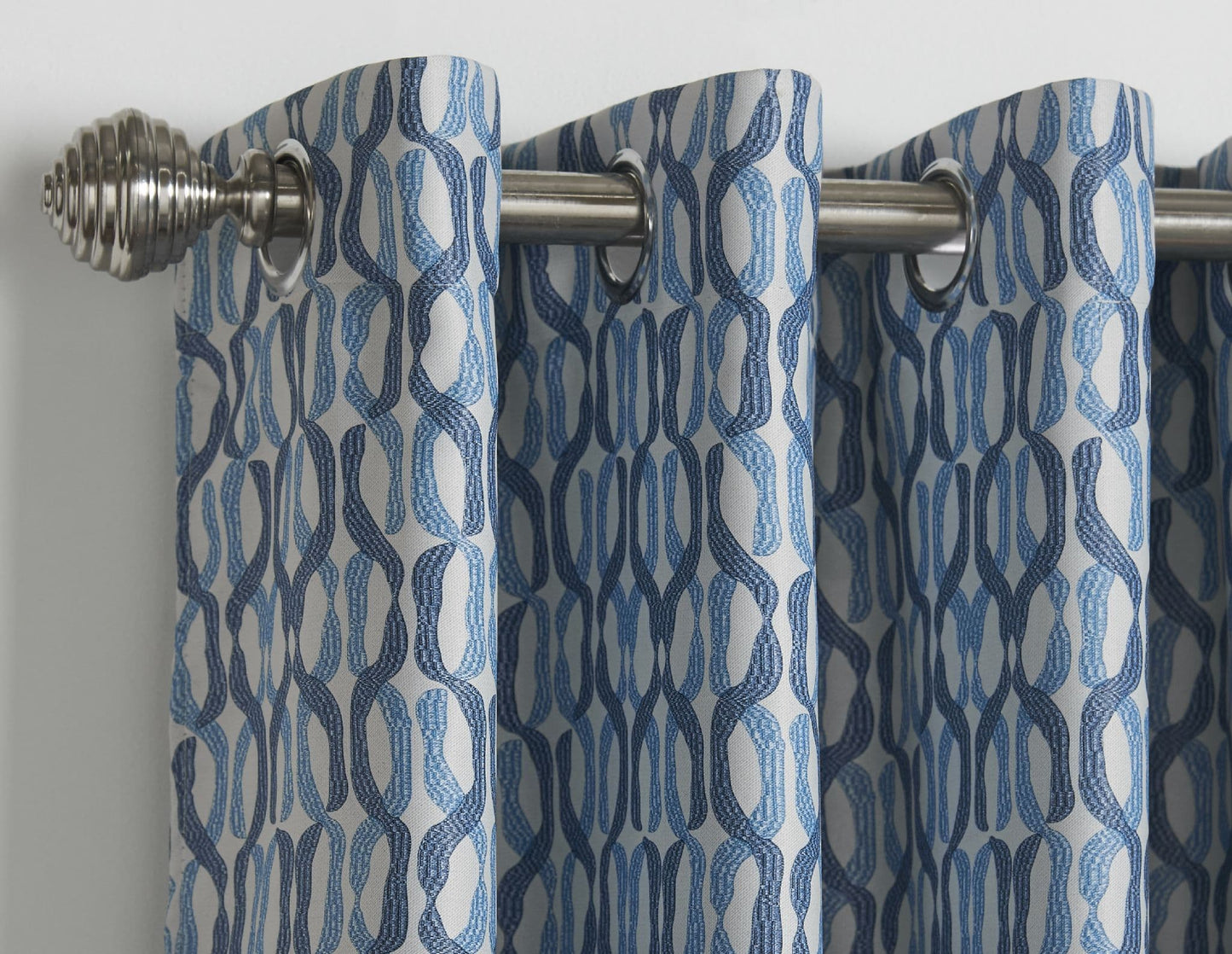 Alan Symonds Cambourne Eyelet Curtains - Blue