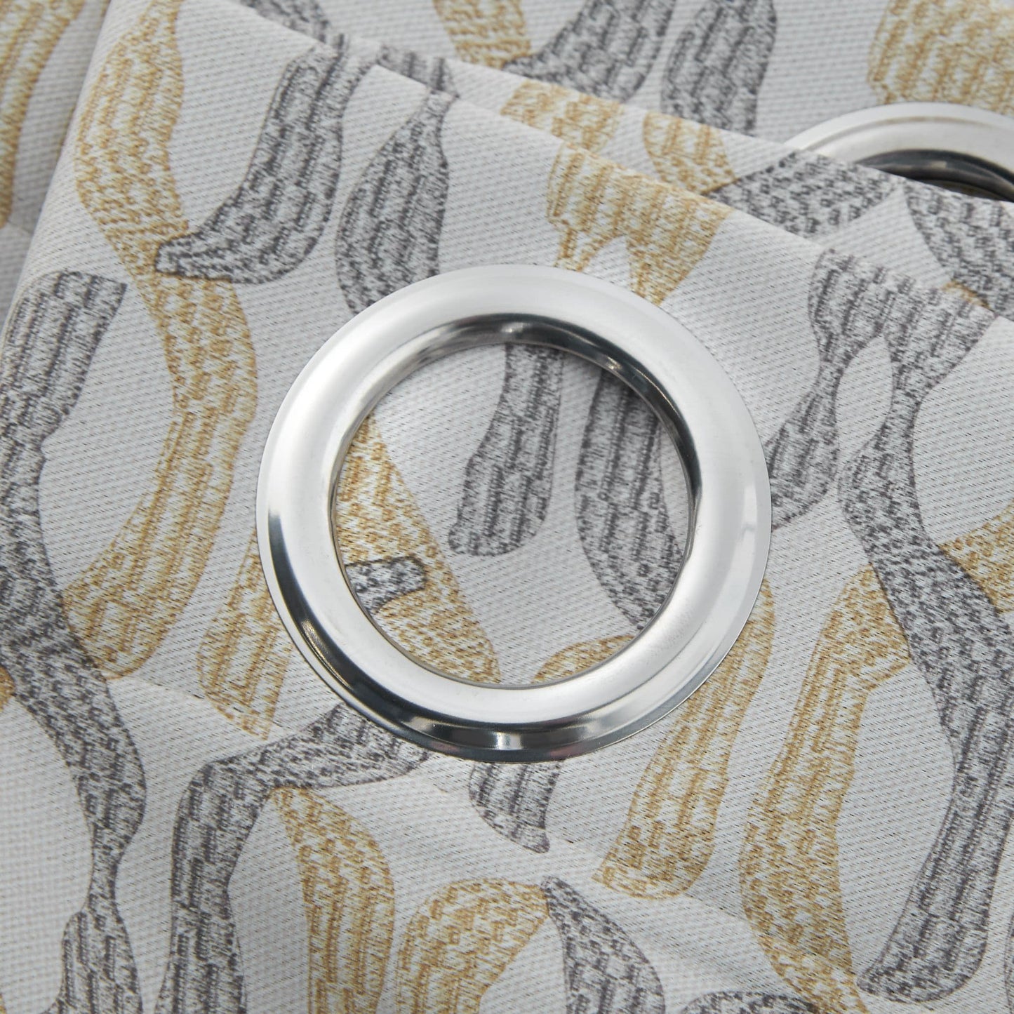 Alan Symonds Cambourne Eyelet Curtains - Ochre