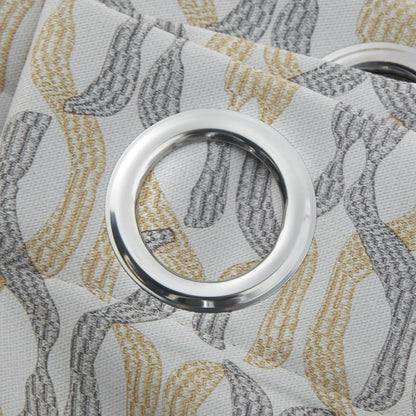 Alan Symonds Cambourne Eyelet Curtains - Ochre