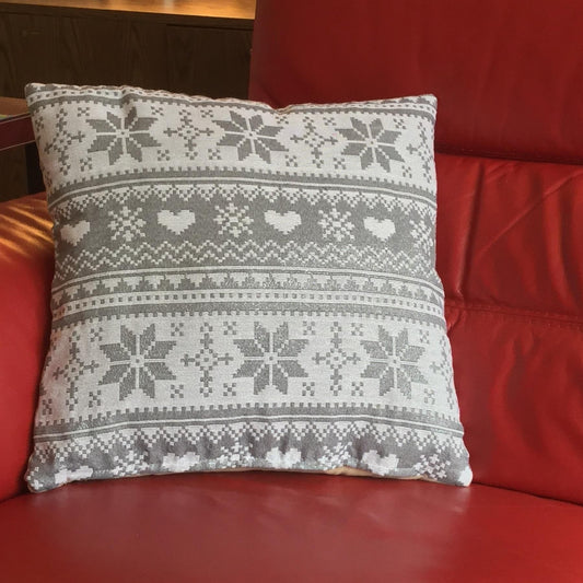 Alan Symonds Christmas Tapestry Love Snow Filled Cushion