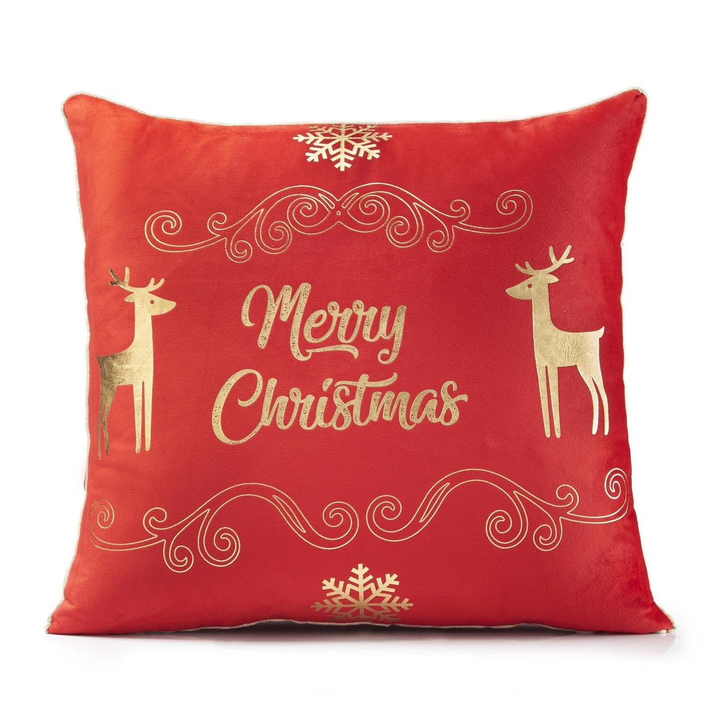 Alan Symonds Christmas Velvet Merry Christmas Filled Cushion