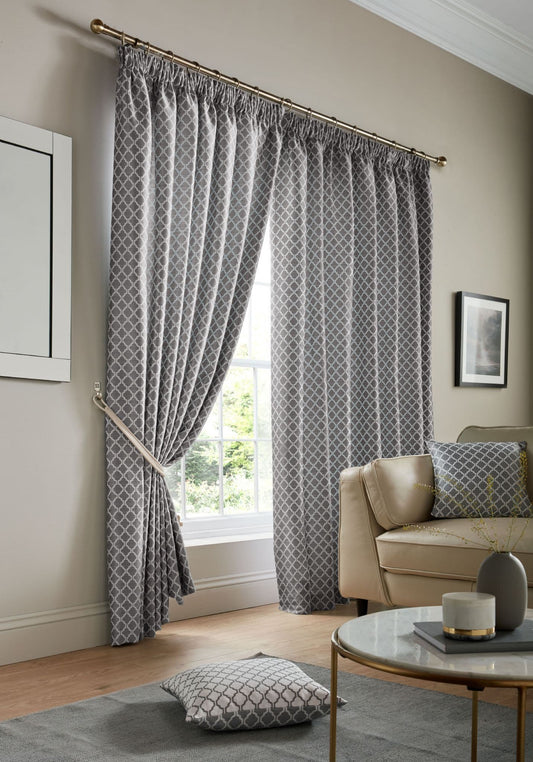 Alan Symonds Cotswold Pencil Pleat Curtains - Latte