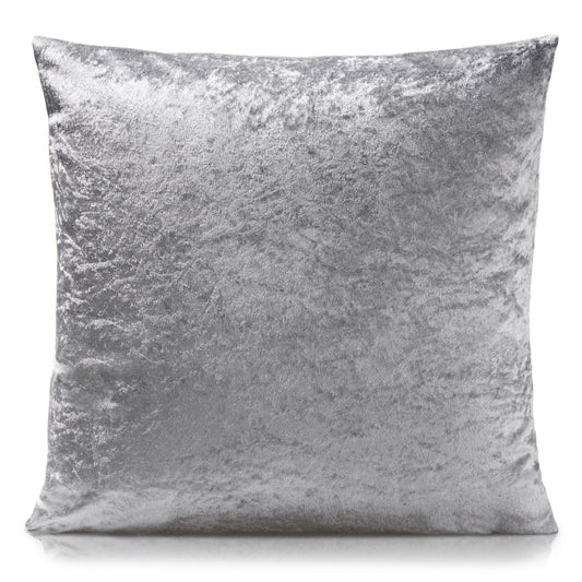 Alan Symonds Crushed Velvet Filled Cushion - Silver