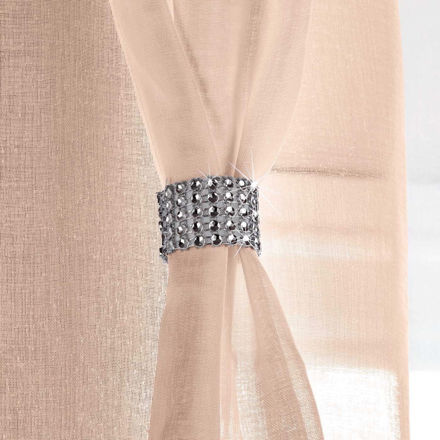 Alan Symonds Diana Eyelet Voile Panel - Blush