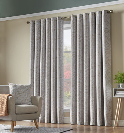 Alan Symonds Ferndown Eyelet Curtains - Cream