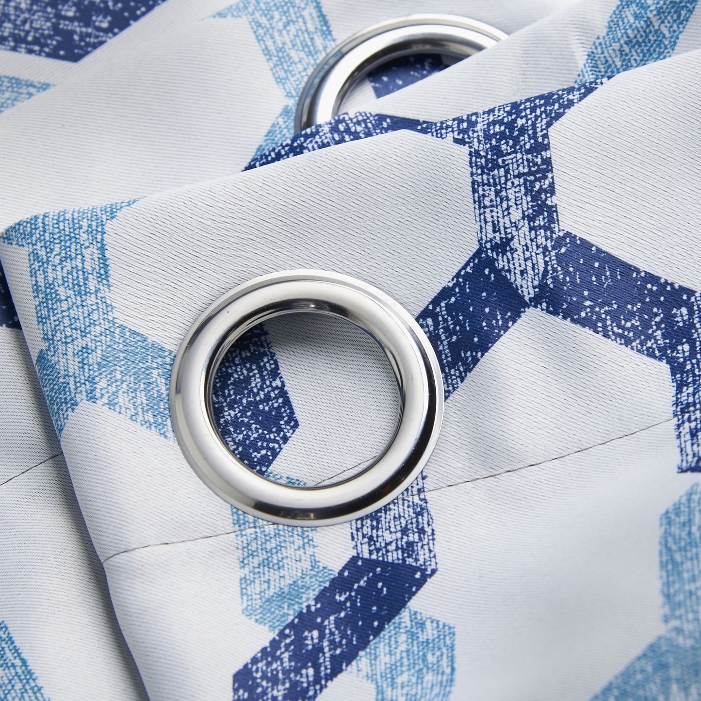 Alan Symonds Georgia Eyelet Curtains - Blue