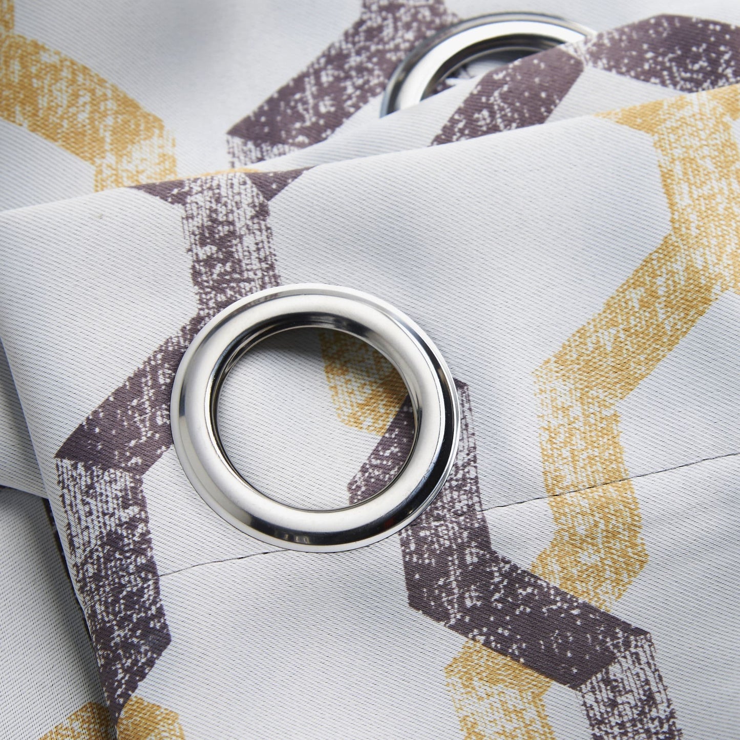 Alan Symonds Georgia Eyelet Curtains - Ochre