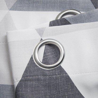 Alan Symonds Malmo Eyelet Curtains - Charcoal