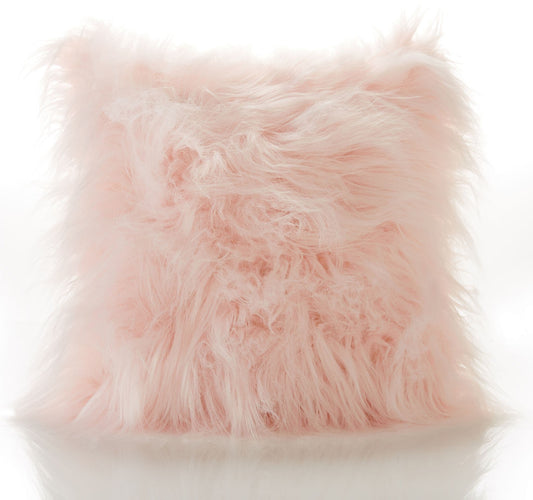 Alan Symonds Mongolian Filled Cushion - Pink