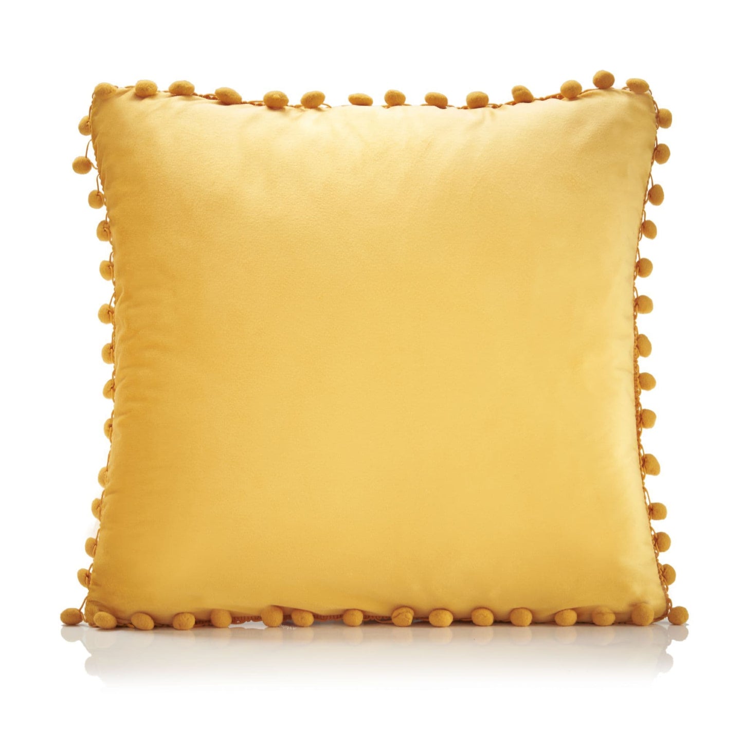 Alan Symonds Poms Filled Cushion - Ochre