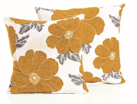 Alan Symonds Poppy Filled Cushion - Ochre
