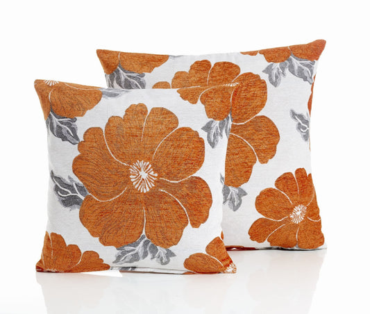 Alan Symonds Poppy Filled Cushion - Orange