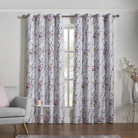 Alan Symonds Sakura Eyelet Curtains