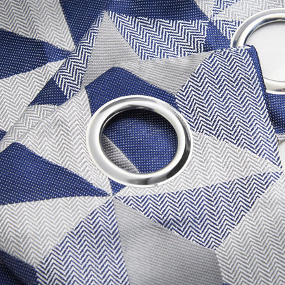 Alan Symonds Skandi Eyelet Curtains - Navy
