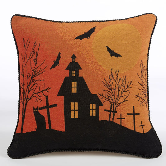 Alan Symonds Tapestry Filled Cushion - Halloween