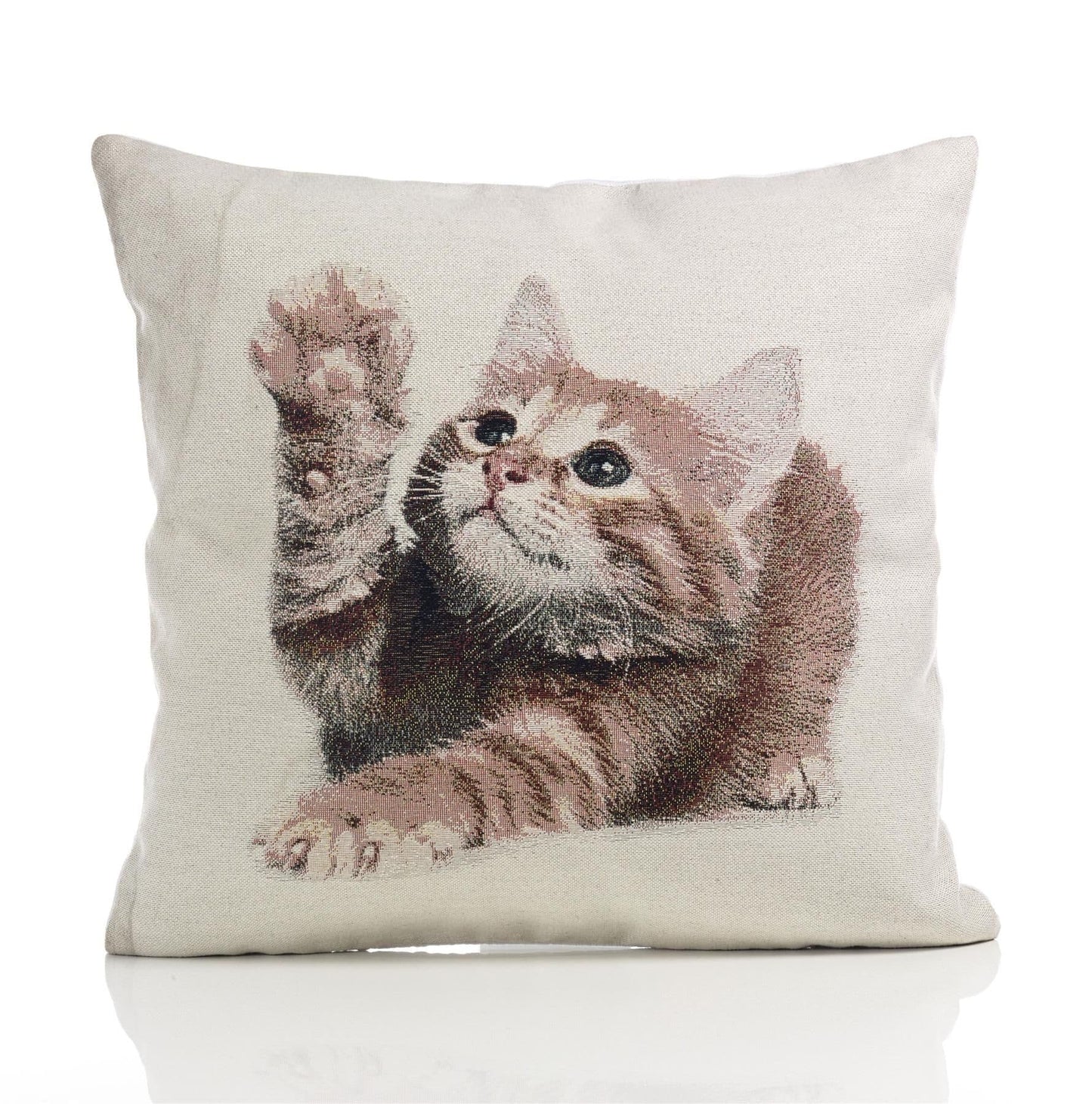 Alan Symonds Tapestry Filled Cushion - Kitten