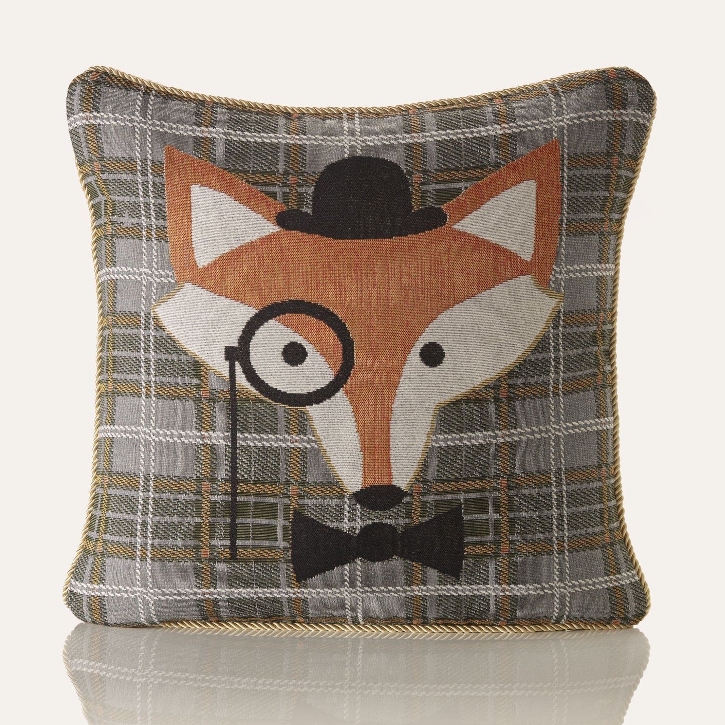 Alan Symonds Tapestry Filled Cushion - Mr Fox