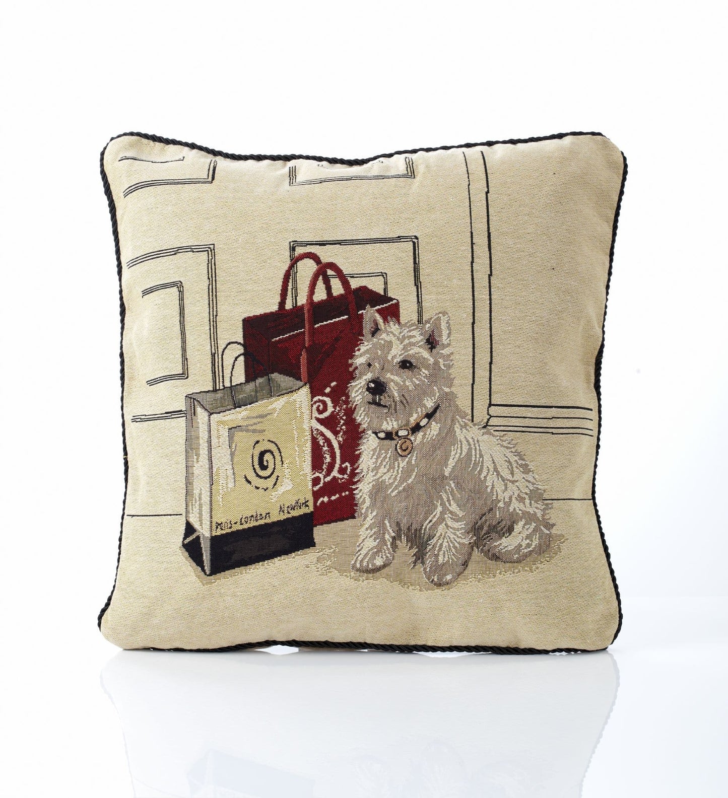 Alan Symonds Tapestry Filled Cushion - Scotty
