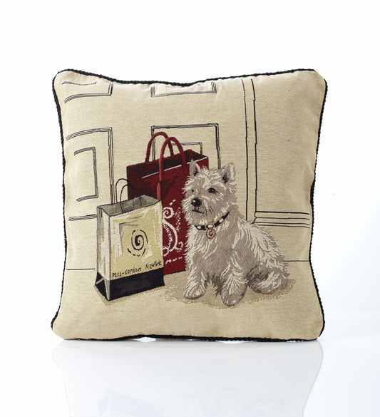 Alan Symonds Tapestry Filled Cushion - Scotty