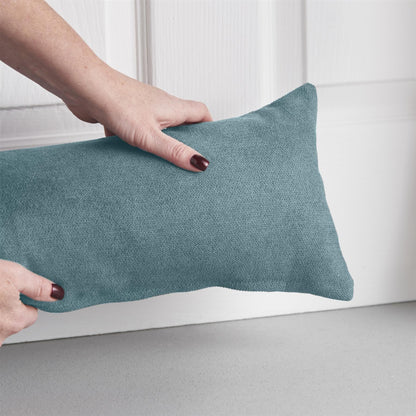 Alan Symonds Velvet Chenille Filled Draught Excluder - Teal